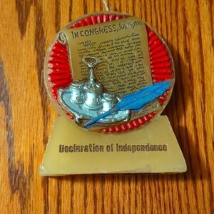 Declaration of Independence candle
